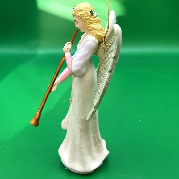 Vintage JOY Dove Angel Nativity Ornaments Set/3 Holiday Décor Christmas Classic - Picture 10 of 12